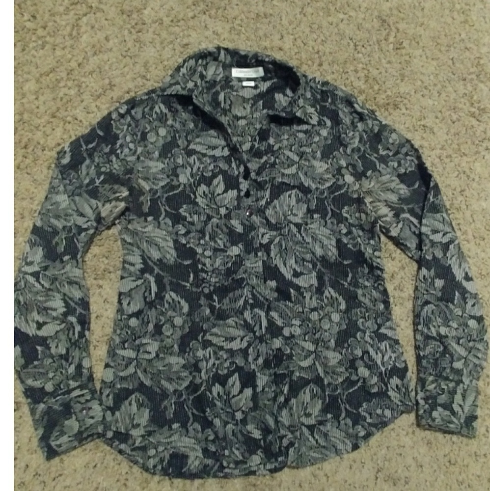 Coldwater Creek Muted Tone Button Down